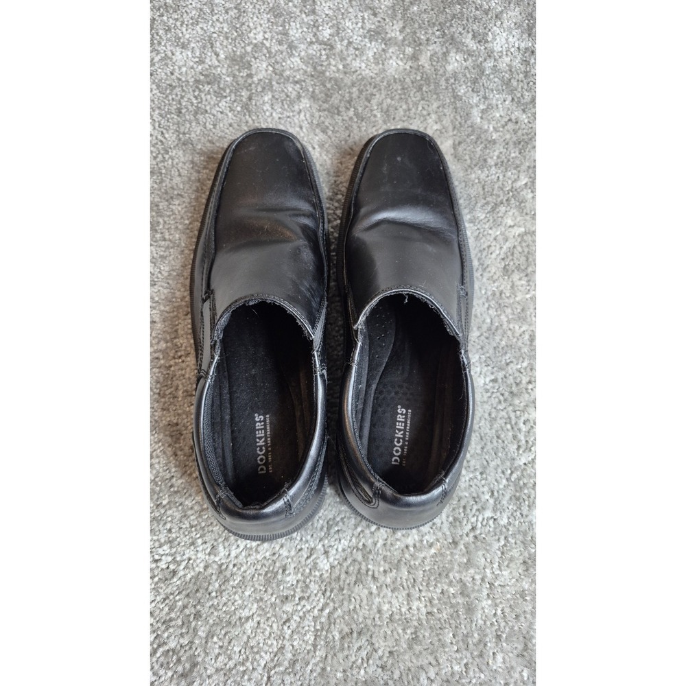Dockers Mens Edson Business Dress Slip-on Loafer Shoe Black Size 11W‎ - Picture 3 of 10